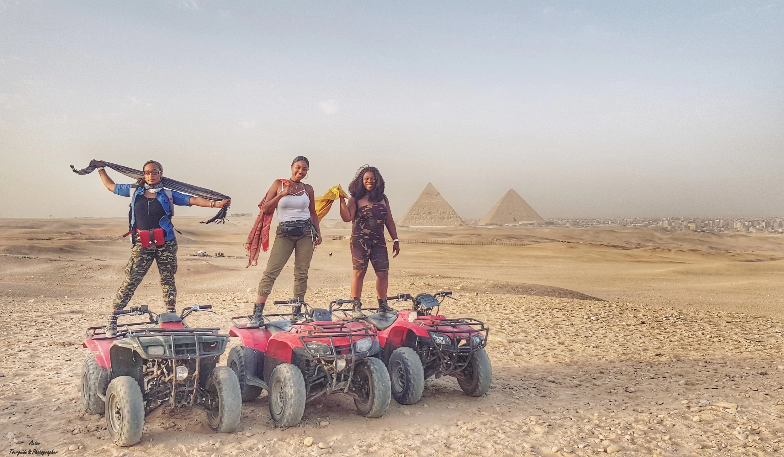 Quad nel deserto del Cairo