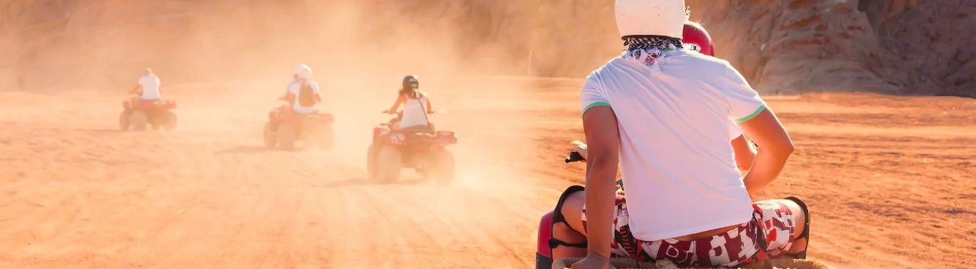 Quad Biking in Cairo Desert