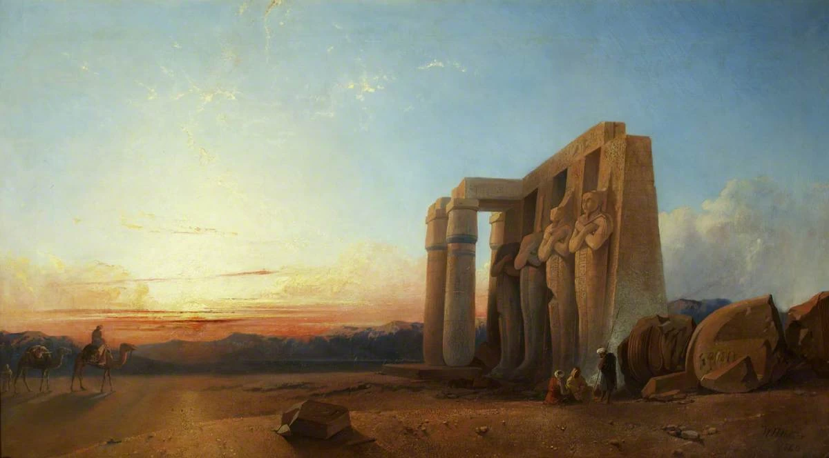 Il Ramesseo a Luxor
