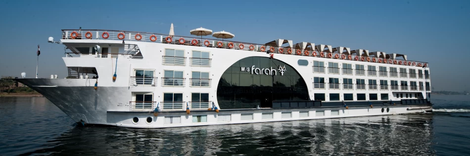 Discover Egypt’s wonders aboard the stylish Farah Boat
