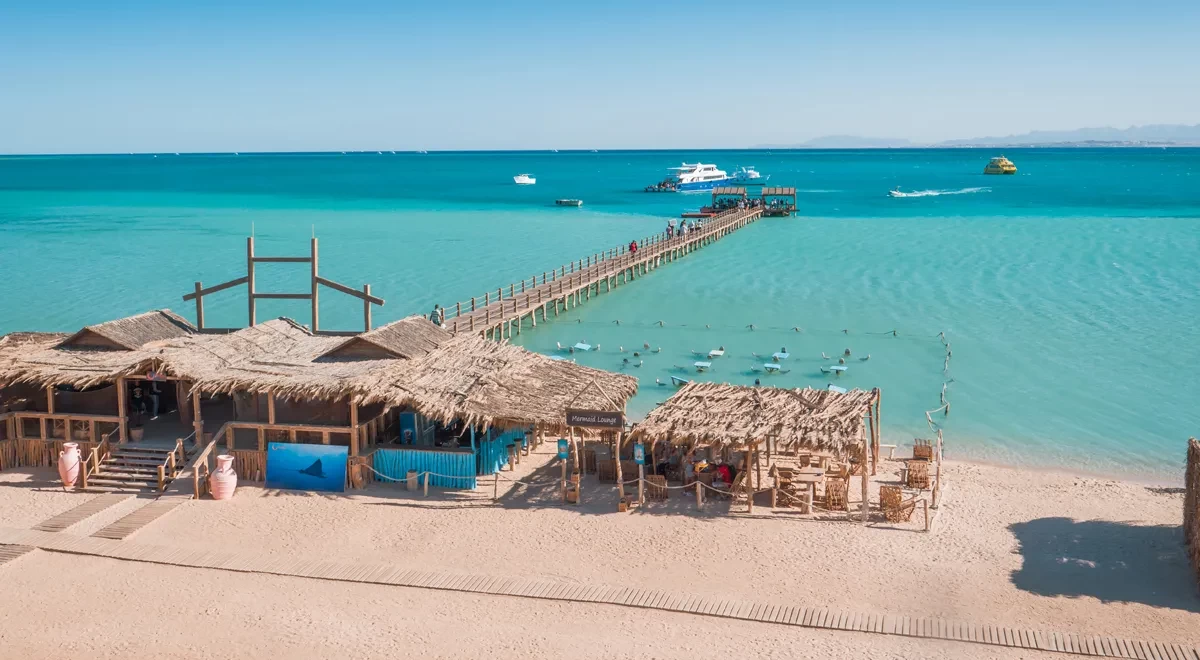 witness the beauty of orange bay during hurghada excursions