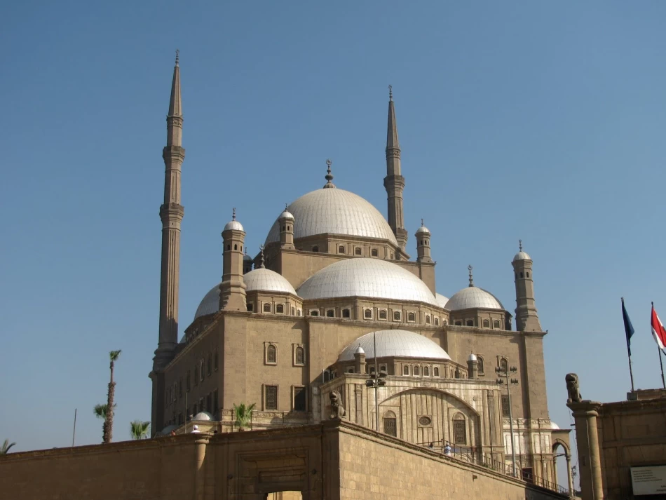 Salah El-Din Citadel in Cairo with historic Islamic architecture and panoramic city views.