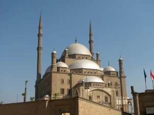Salah El-Din Citadel in Cairo with historic Islamic architecture and panoramic city views.