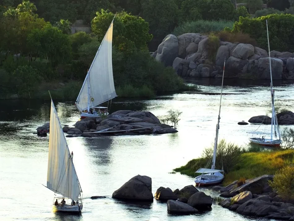 The Nile River In Aswan, Egypt
