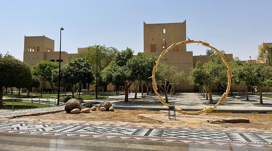 un palazzo storico nel quartiere di al-Murabba a Riyadh