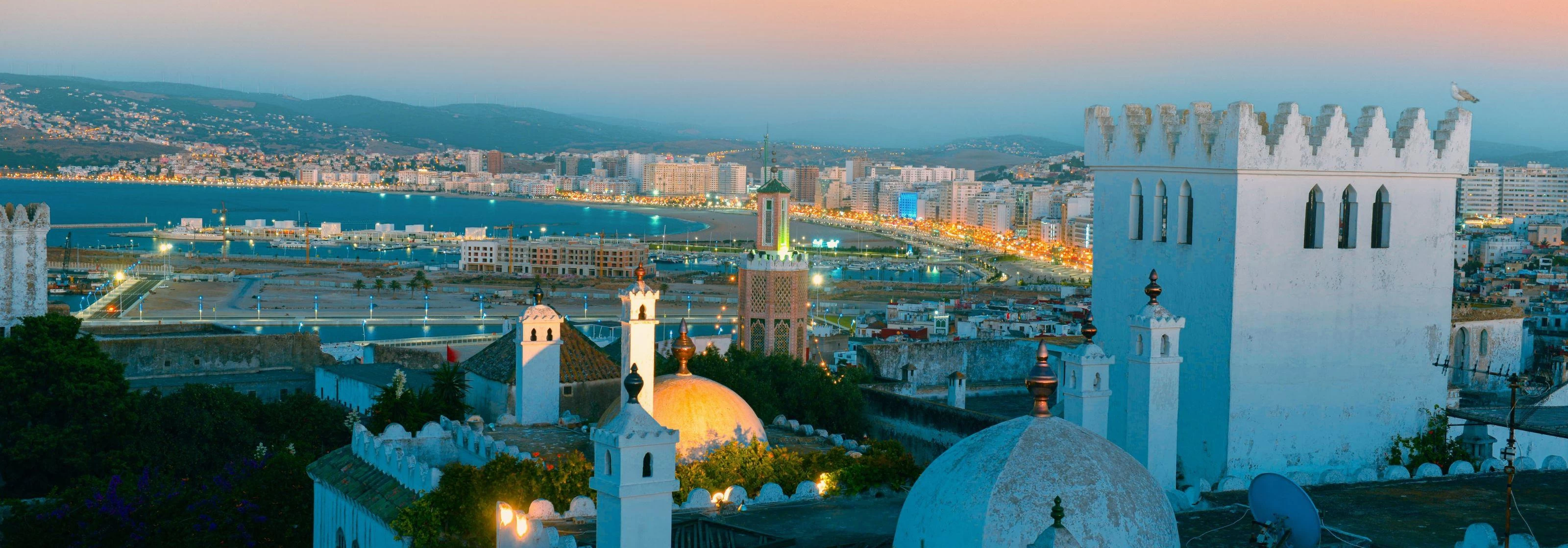 Tangier is a city in northwestern Morocco, on the coasts of the Mediterranean Sea