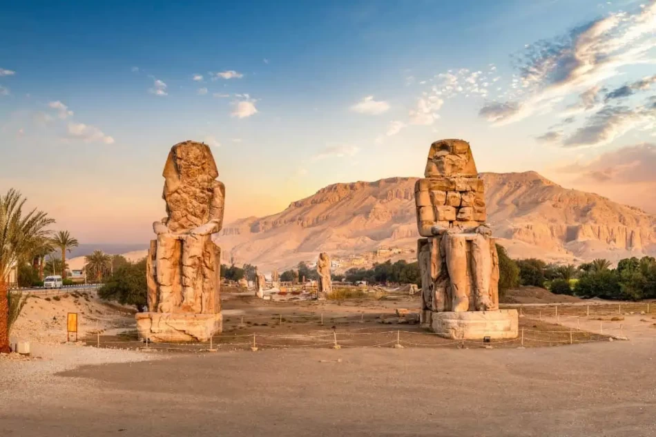 luxury egypt Colossi of Memnon vacation