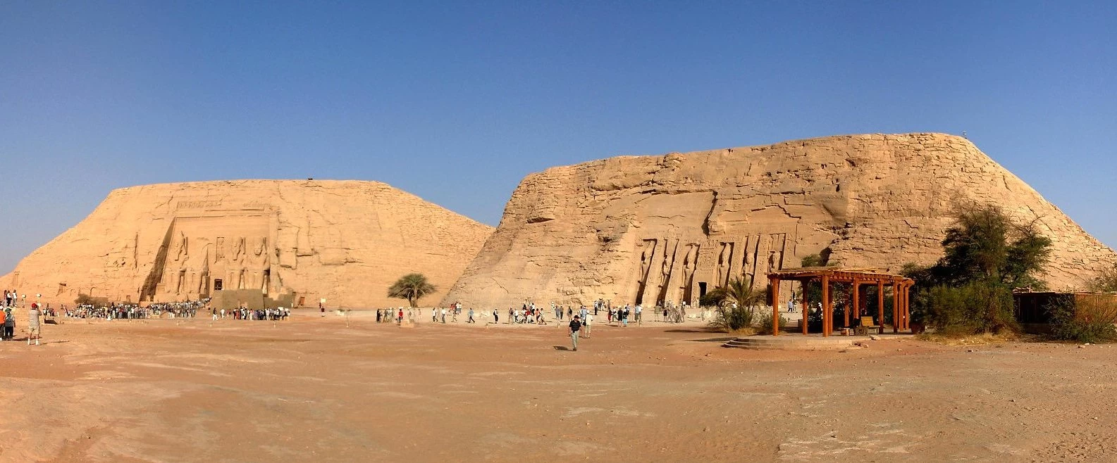 The great temple of Ramses II