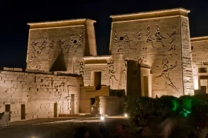 the sound and light Show at Karnak Temple