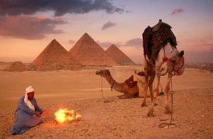 Camel Ride at the pyramids