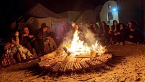 Traditional desert camp