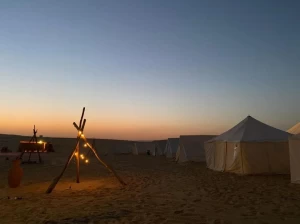 Traditional desert camp