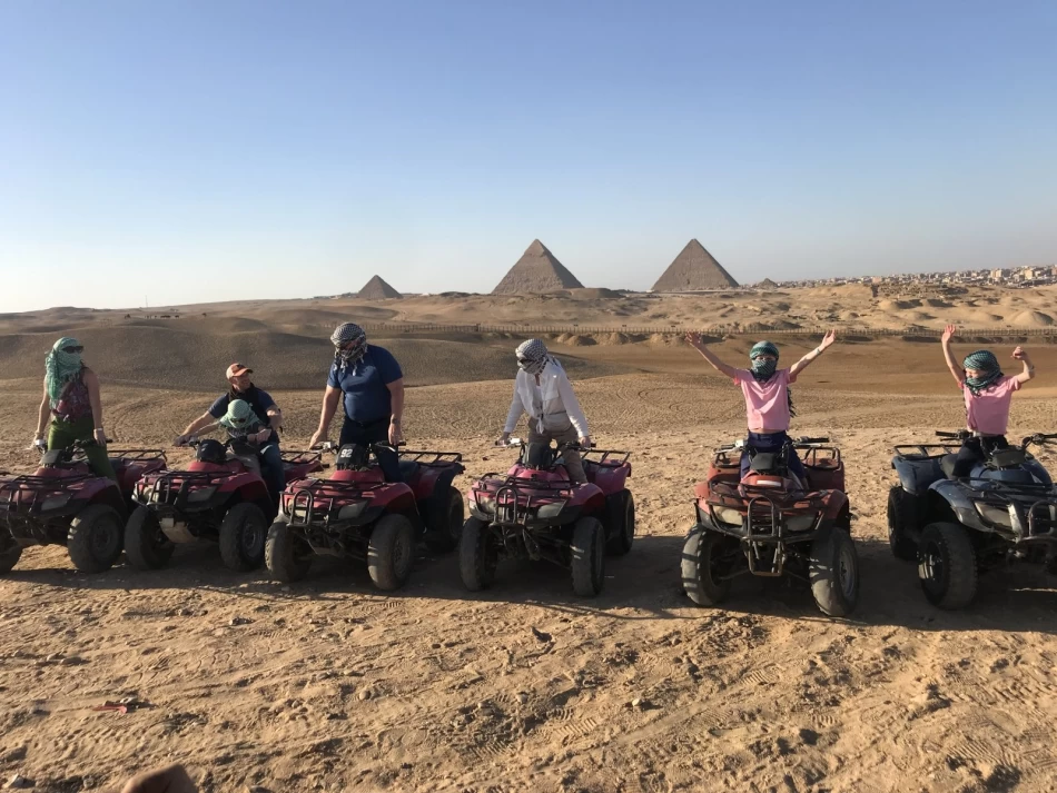 Giza Pyramids with Quad Bike